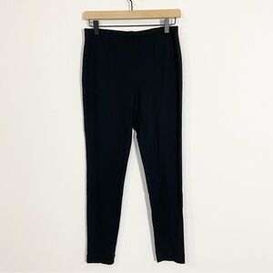 J. Jill Black Ponte Mid Rise Legging Pants